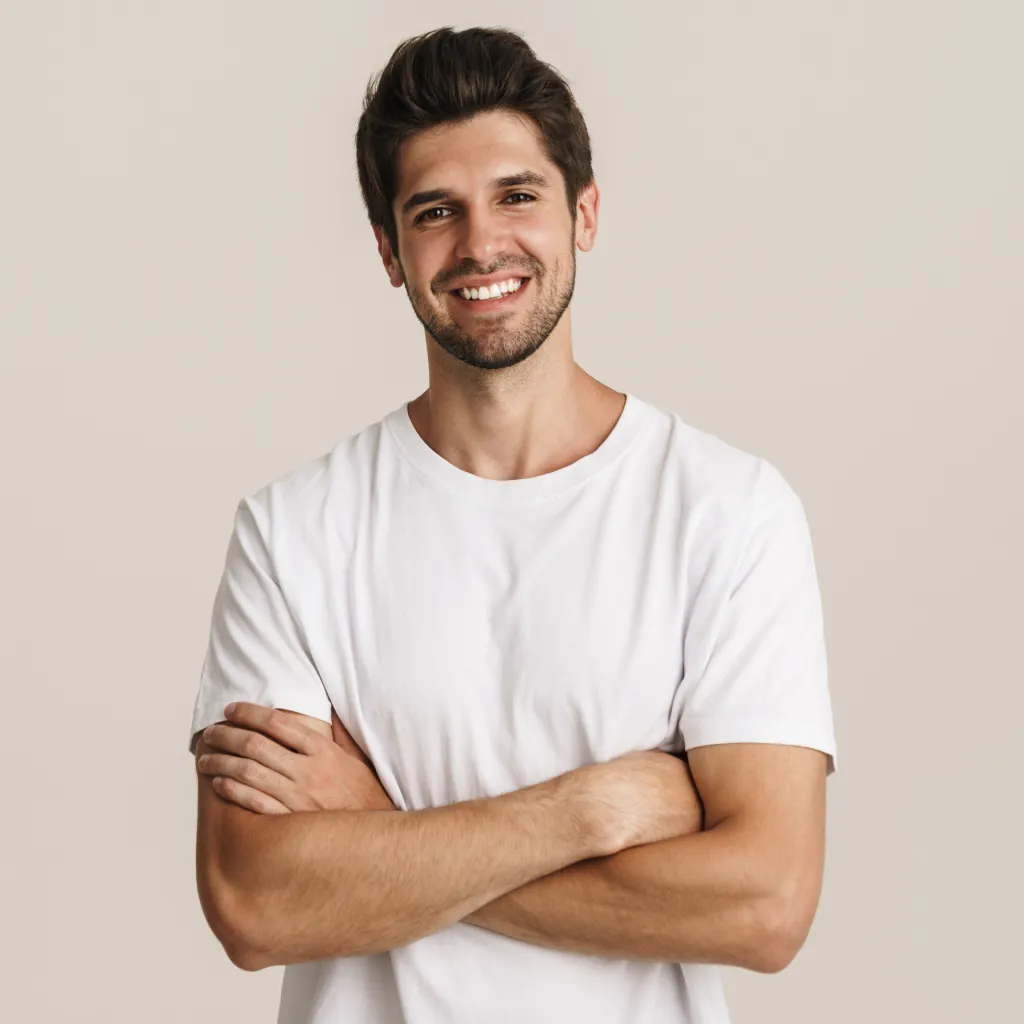 Smiling young man